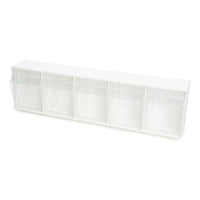 Interlocking Multi-Bin Storage Organizer (5 Bins)