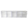 Interlocking Multi-Bin Storage Organizer (5 Bins)