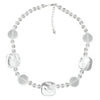 Necklace White-transparent 45cm