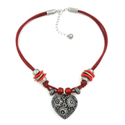 Necklace For Traditional Costume Heart