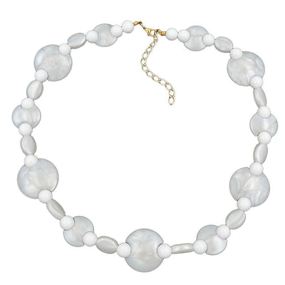 Necklace White Beads Pearl White