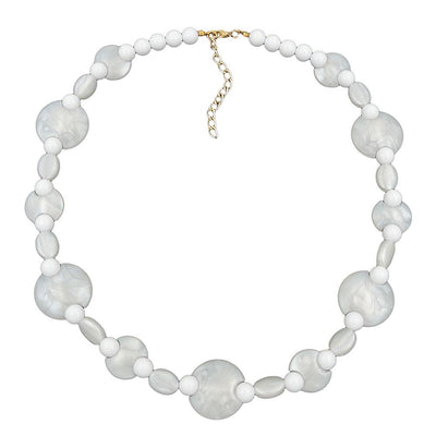 Necklace White Beads Pearl White