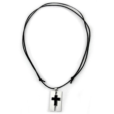 Necklace Cross Stainless Steel 100cm