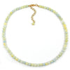Bead Chain Beads 6mm Green-white