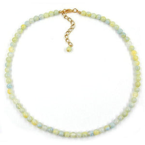 Bead Chain Beads 6mm Green-white