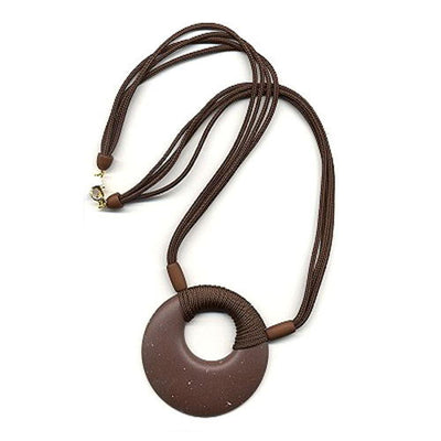 Necklace Amulet Dark Brown