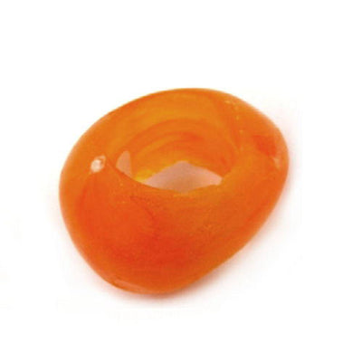 Scarf Bead Orange 33mm