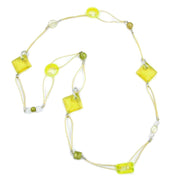 Necklace Yellow Green 100cm