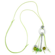 Necklace Lightgreen Beads 90cm