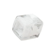Scarf Bead Cubic Shaped White-crystal