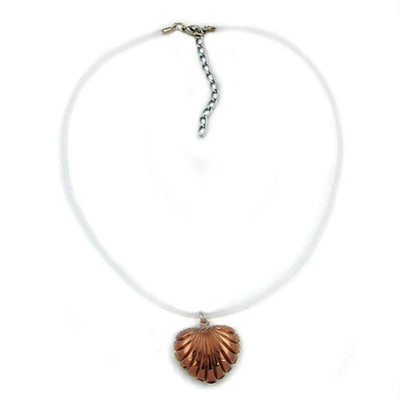 Necklace Seashell-heart Shape Copper-coloured