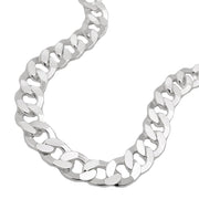 Bracelet, Open Curb Chain, Silver 925