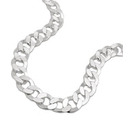 Necklace, Open Curb Chain, Silver 925