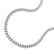 Necklace, Thin Curb Chain, Silver 925, 42cm