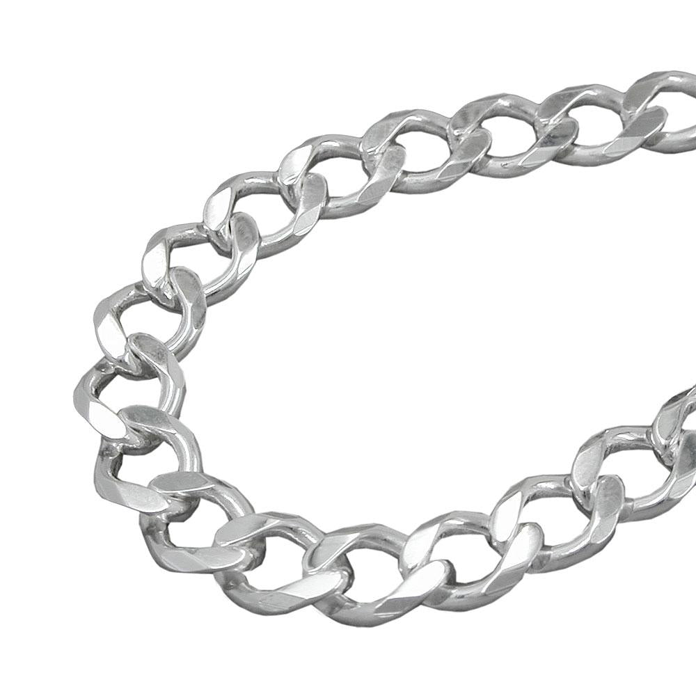 Bracelet, Open Curb Chain, Silver 925, 19cm