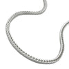 Necklace, Fox Tail Chain, Silver 925, 50cm