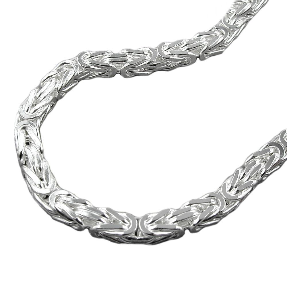 Bracelet, Byzantine Chain, Silver 925, 21cm