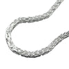 Byzantine Chain 2mm Square Silver 925