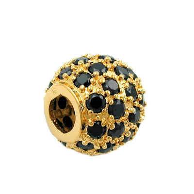 Pendant Ball With Zirconia 3 Micron Gold-plated