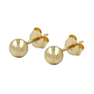 Earrings Balls 4mm 9k Gold