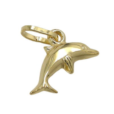 Pendant Small Dolphin 9k Gold