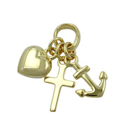 Pendant Faith Hope And Charity 9kt Gold