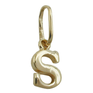 Pendant Initiale S 9k Gold