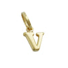 Pendant Initiale V 9k Gold