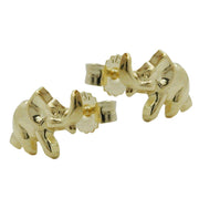 Earrings Elephants 9kt Gold