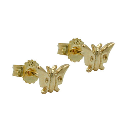 Stud Earrings Butterfly 9kt Gold
