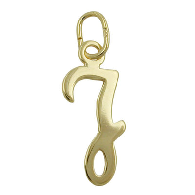 Pendant Letter J 8k Gold