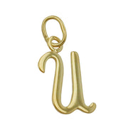 Pendant Letter U 8k Gold