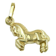 Pendant Horse 8k Gold