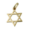 Pendant Jewish Star 9k Gold