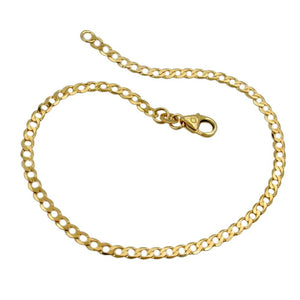 Bracelet, 19cm, Open Curb, 14k Gold