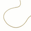 Necklace Chain, 45cm, Anchor Round, 9k Yellow Gold