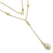 Necklace Chain 45cm Pearl 9k Gold