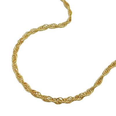 Necklace, Twisted Anchor Chain 14k Gold