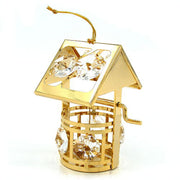 Wishing Well With Crystal Elements Gold Plated