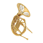 French Horn With Crystal Elements