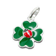 Pendant Clover Leaf Beetle Silver 925