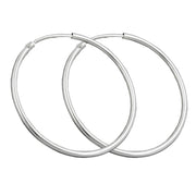 Earring Hoop 32 Mm Silver 925