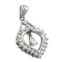 Pendant Zirconia Heart Silver 925