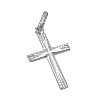 Pendant Small Cross Shiny Silver 925