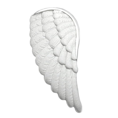 Angel Wing 28mm x 14mm Charm Pendant, Silver 925
