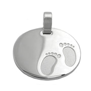 Pendant Oval With Feet Silver 925