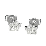 Earstuds Small Angel Silver 925