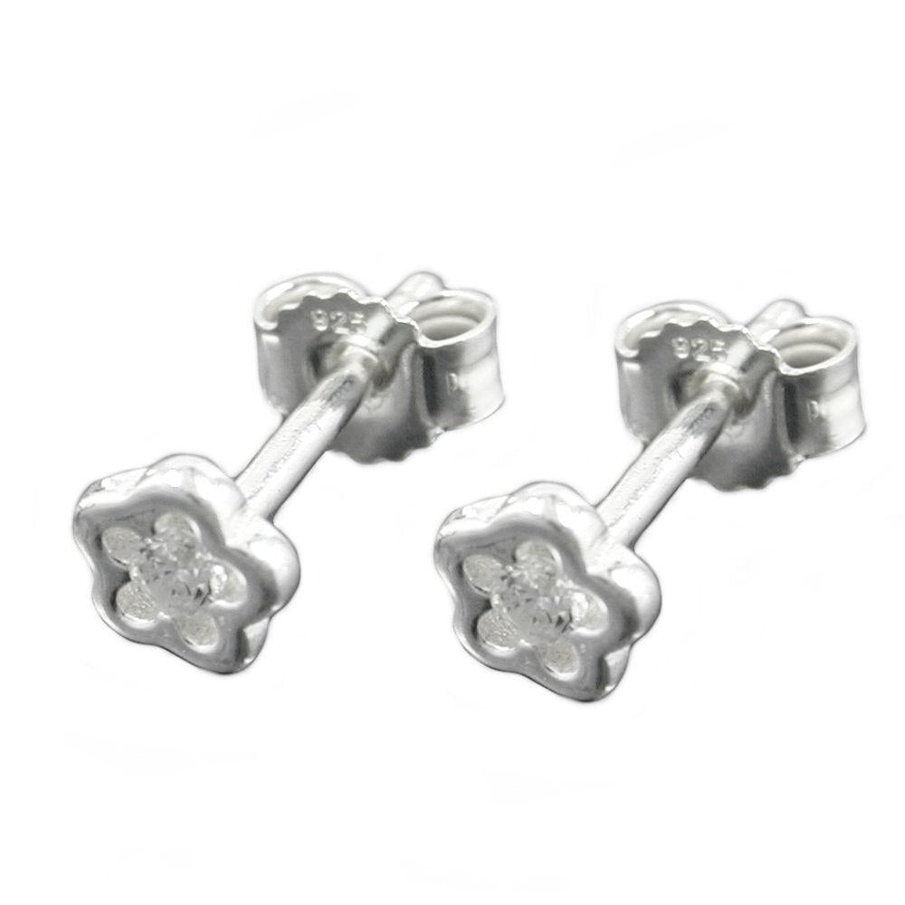 Earstuds Zirconia Silver 925