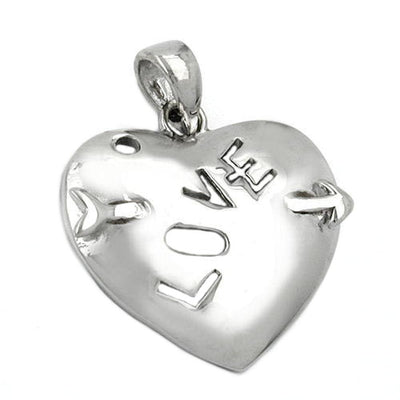 Pendant Heart With Bow Silver 925