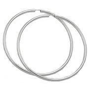Hoop Earrings 70mm Silver 925